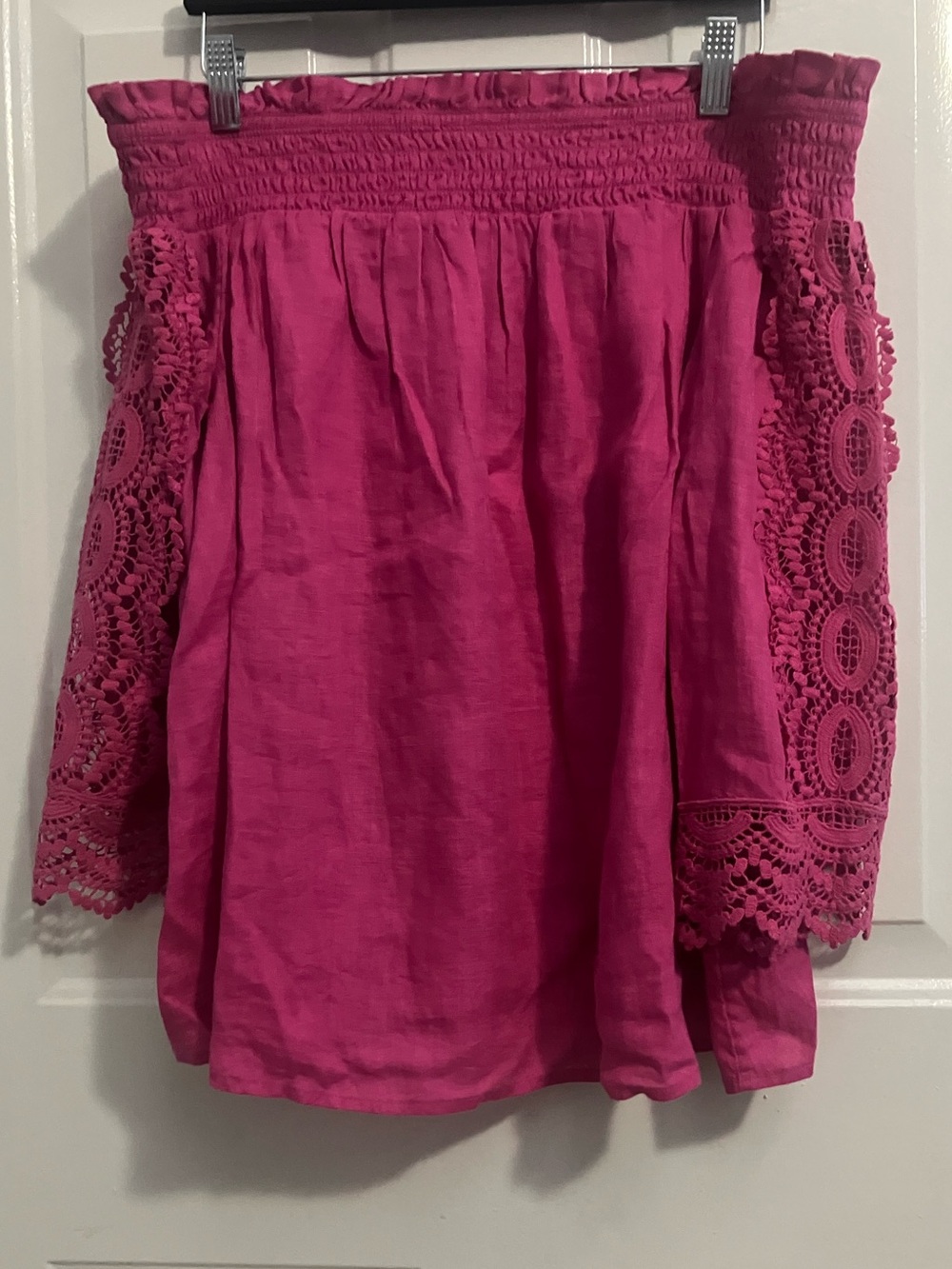 Chico’s-off -the shoulder blouse